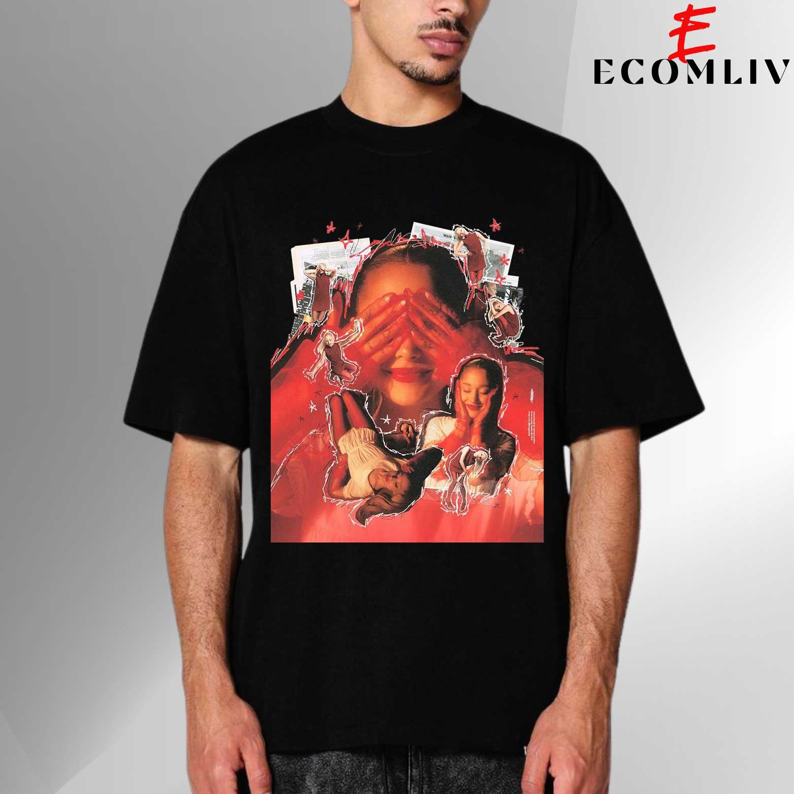 Ariana Grande T-Shirt, Unisex Graphic Tee, Pop Music Streetwear